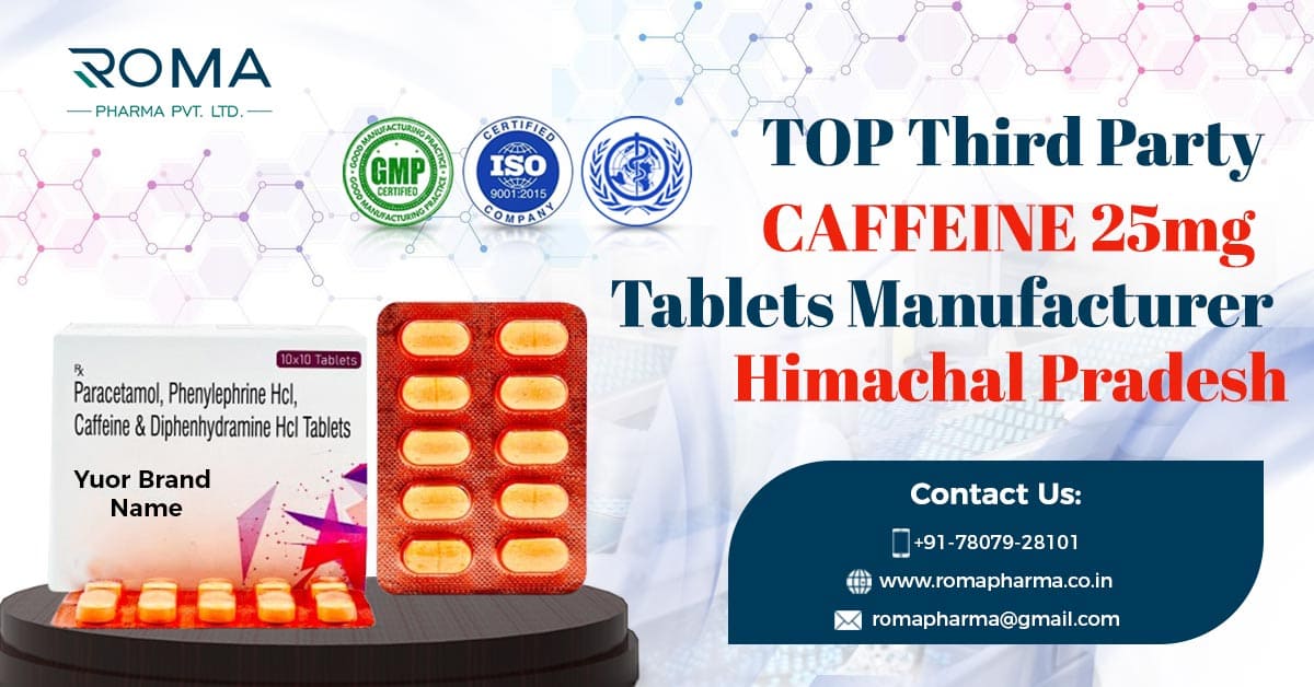 caffeine 25mg tablet manufacturer